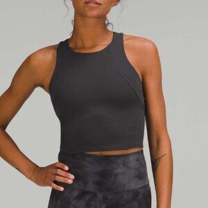 Women Lululemon Invigorate Training Tank Top B/C Cup Graphite Grey Size 8